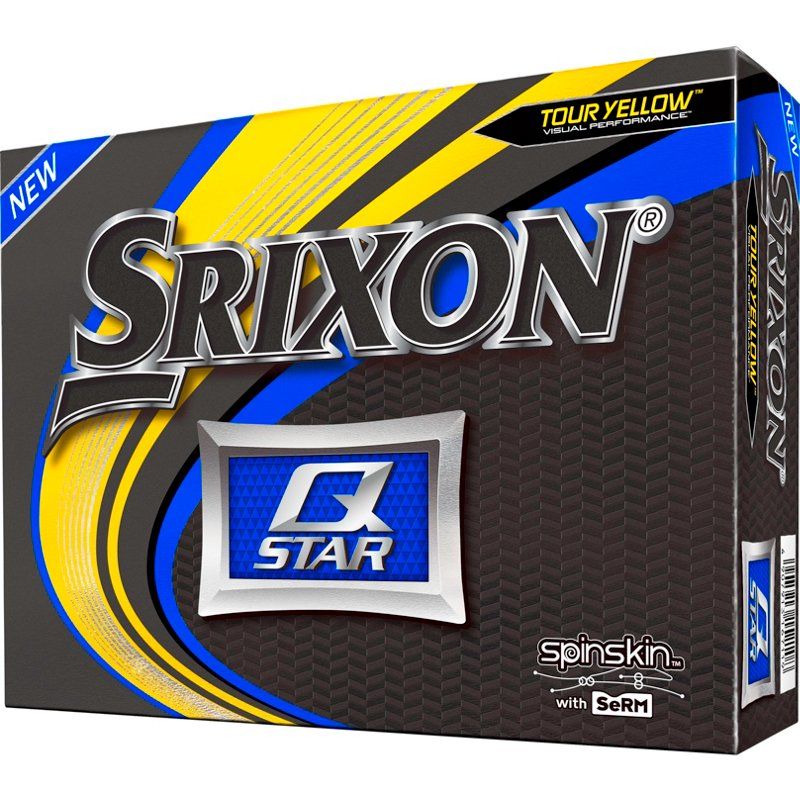 SRIXON Q-Star Golf Balls Yellow - Golf Balls at Academy Sports | Academy Sports + Outdoor Affiliate