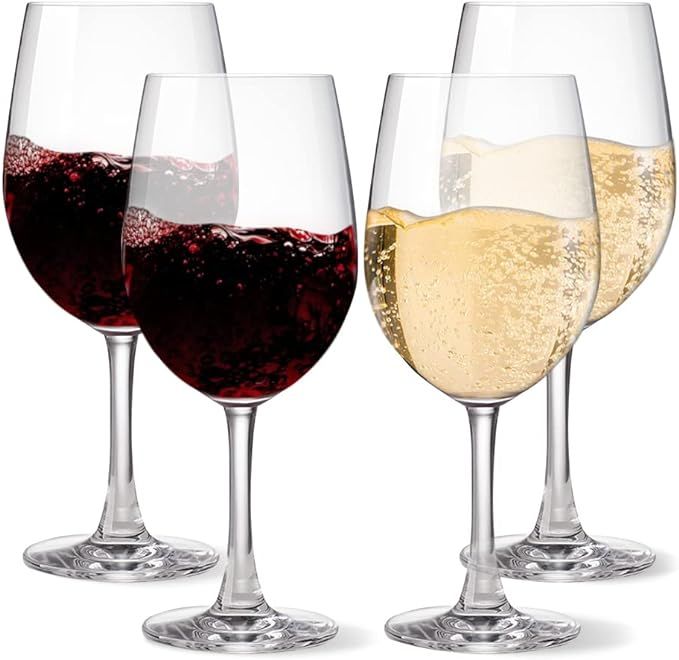 Outdoor Plastic Wine Glasses With Stem (20oz) | Unbreakable Tritan Wine Glasses by TaZa | Shatter... | Amazon (US)