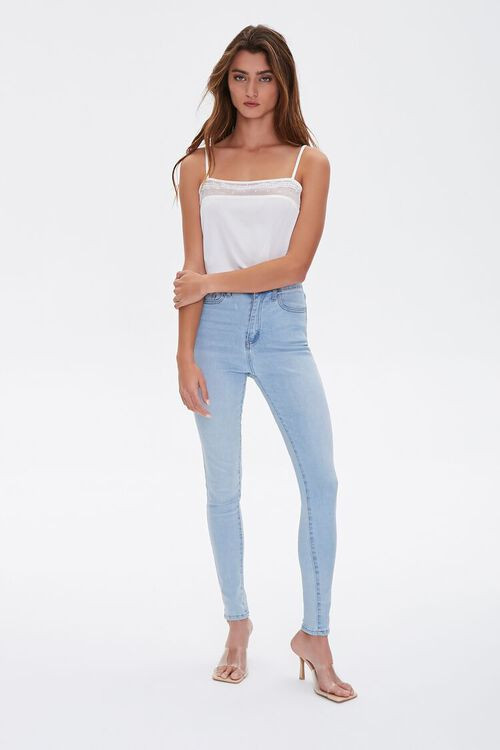 Sheer-Trim Cropped Cami | Forever 21 (US)