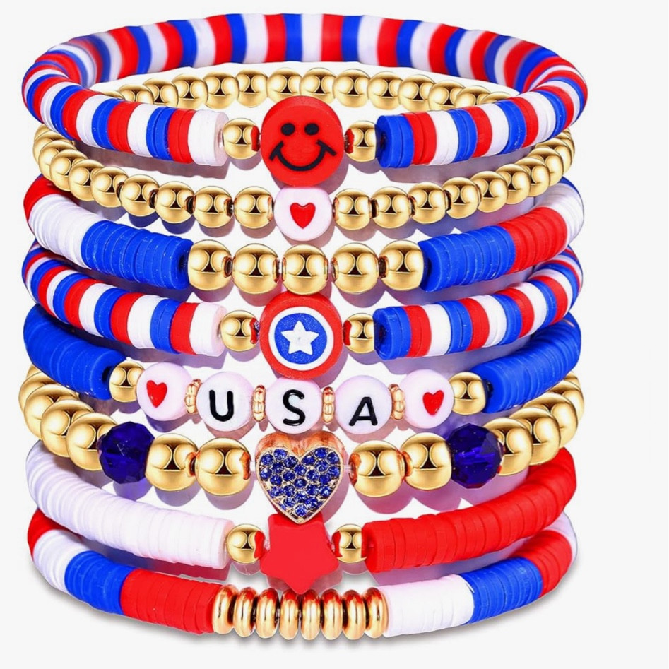 Fourth of July | Fourth Of July 🇺🇸 Outfit Ideas | Fourth of July Jewelry | Trendy Bracelets | Summertime Outfit Ideas | USA FASHION 

#LTKParties #LTKSeasonal #LTKSummerSales