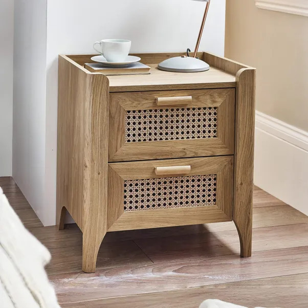 Victor 2 Drawer Bedside Table | Dunelm (migrated)