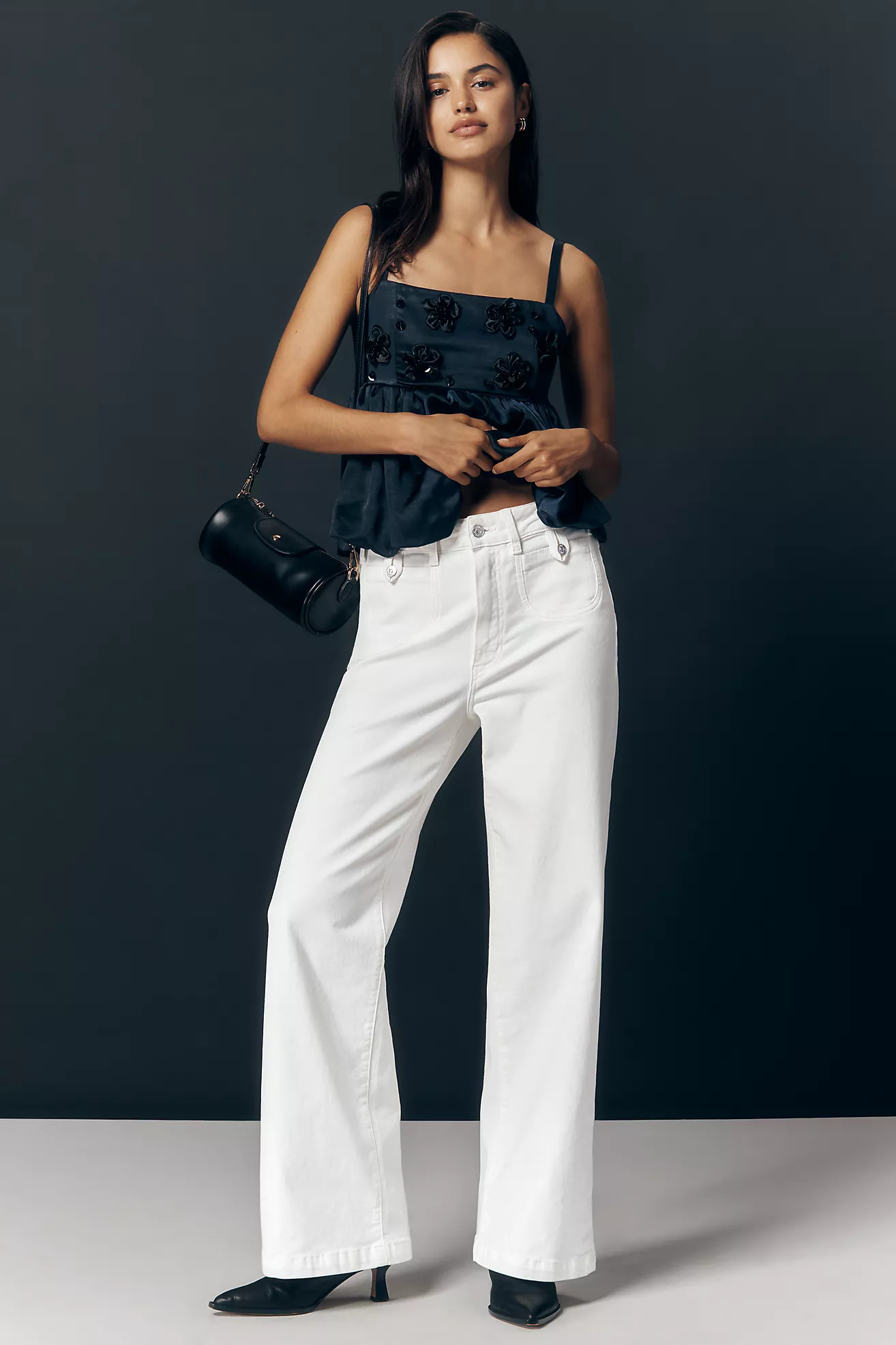 PAIGE Anessa High-Rise Wide-Leg Jeans | Anthropologie (US)
