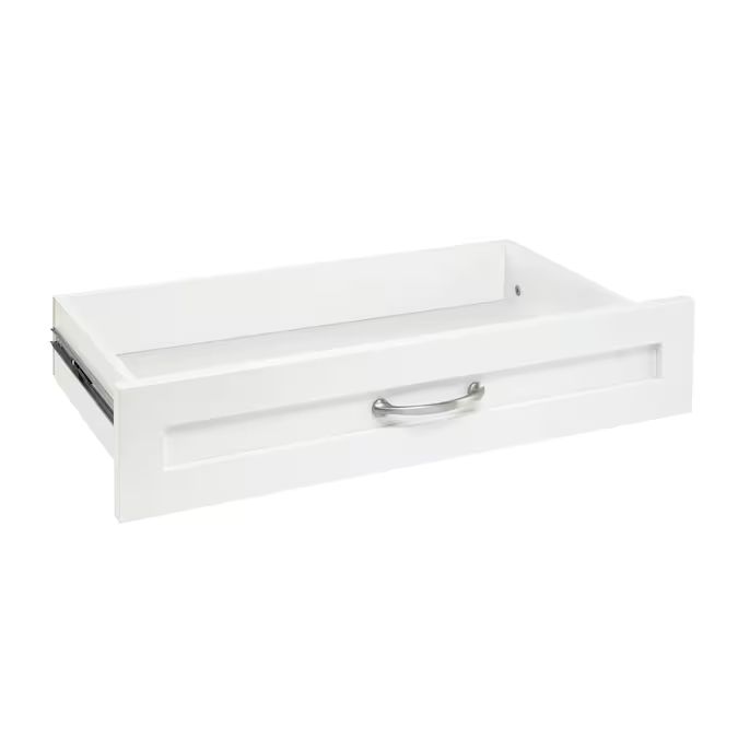 ClosetMaid BrightWood 25-in x 5-in x 13-in White Drawer Unit Lowes.com | Lowe's