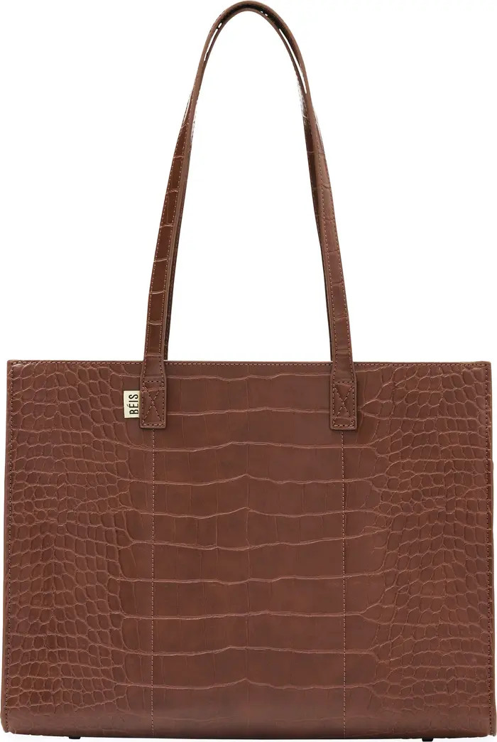 Croc Embossed Work Tote | Nordstrom