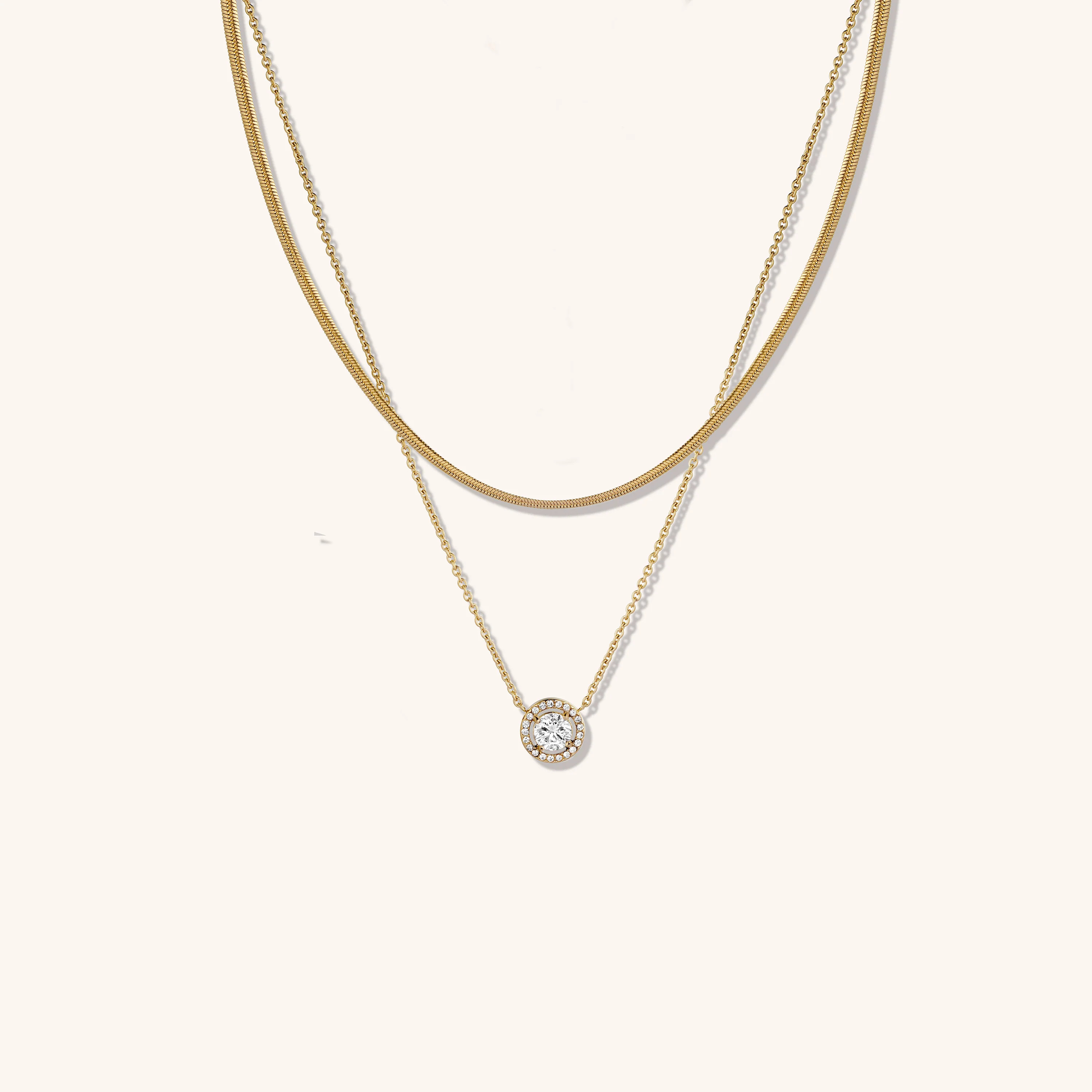 Ellie Pre-Layered Necklace | Victoria Emerson