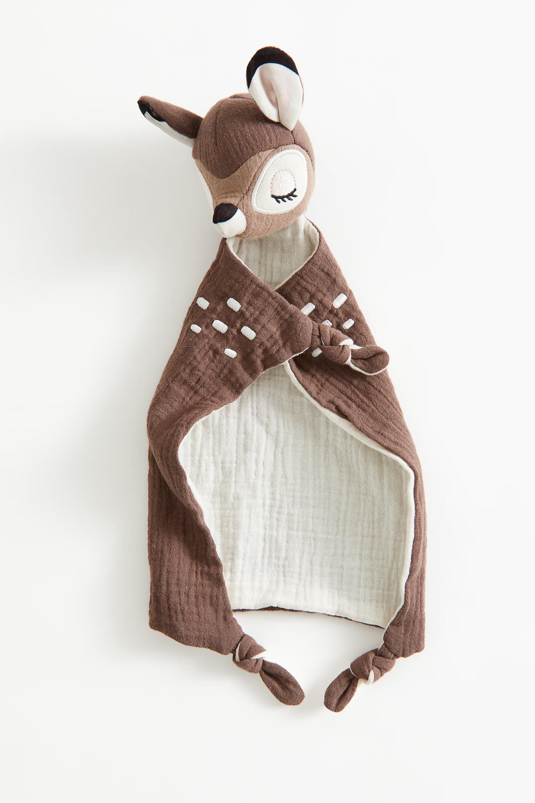 Cotton muslin comfort blanket - Brown/Bambi - Home All | H&M US | H&M (US + CA)