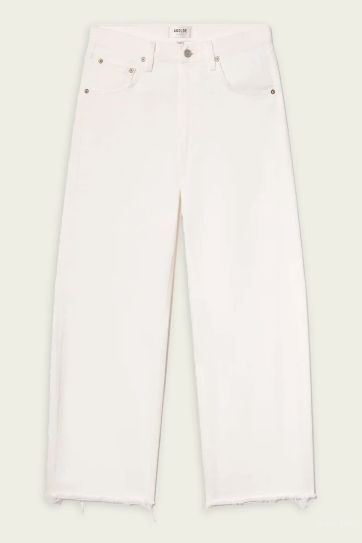 Low Curve Fray in Milkshake - 27 | Shop Olivia