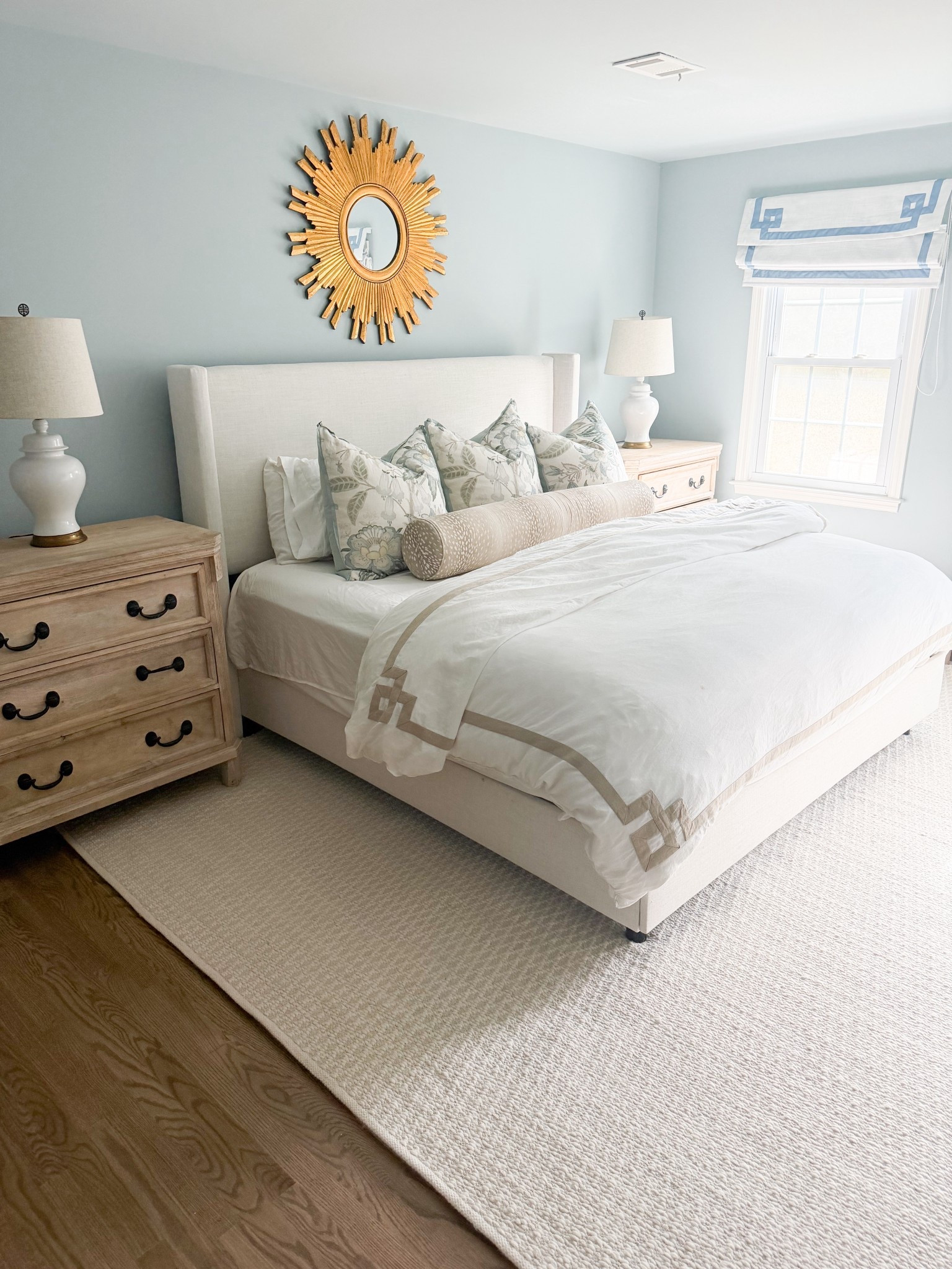 Rug is from rugs.com - 9' x 12' Hand Woven Lattice Wool Rug