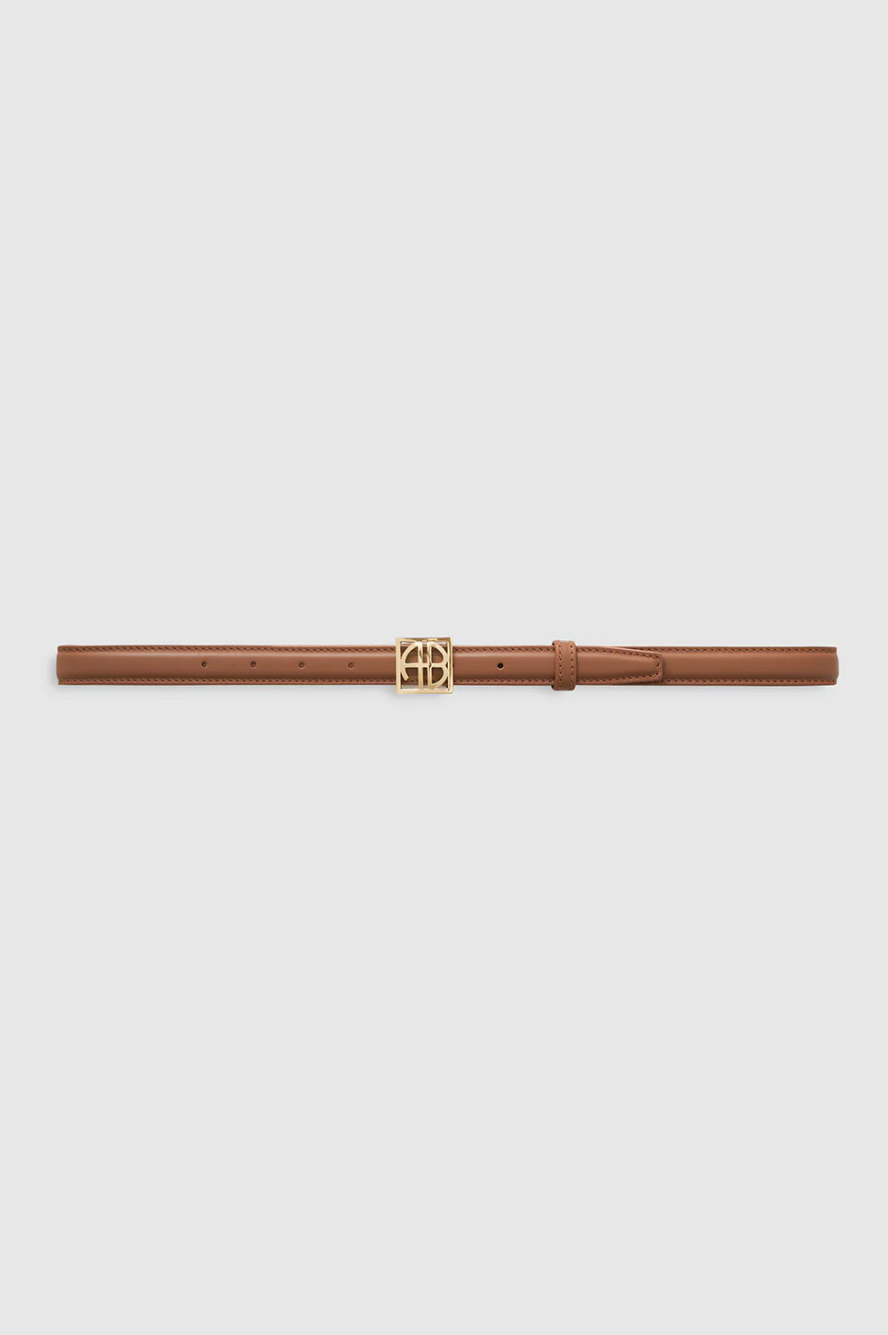 Monogram Belt - Cognac | Anine Bing