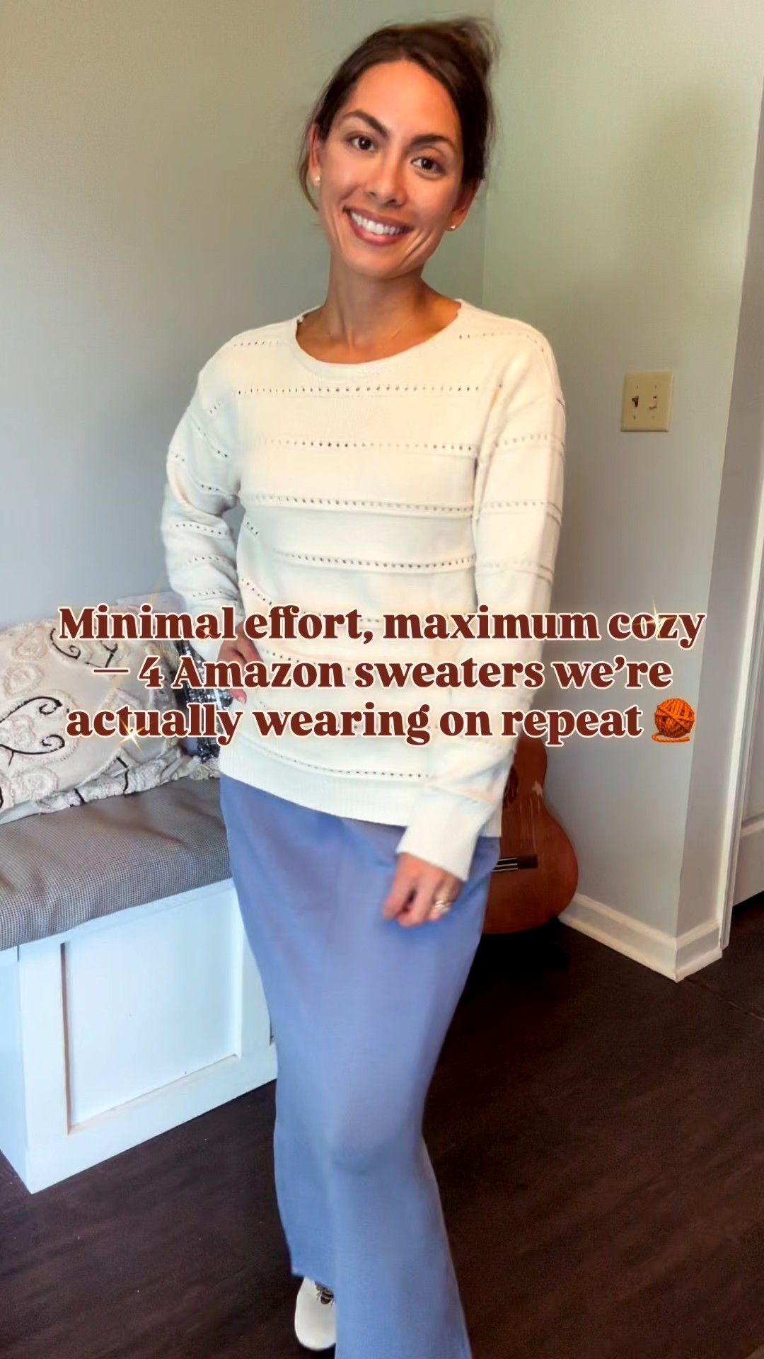Minimal effort, maximum cozy — 4 Amazon sweaters I’m actually wearing on repeat 🧶 Perfect for school runs, coffee dates, or just lounging at home. Soft, simple, and mom-life approved 🍂

🤎Follow us @whatthesisterslove to receive links💌
✨

Comment SISTERS for link

——
💕We’re so glad you’re here

We love sharing: cozy looks, loungewear, robes, leggings, sweaters, sweats, basics, fall wardrobe, fall style, style tips, Amazon finds, mom hacks, church outfits, easy outfits for busy moms, self care, casual mom style, summer outfit, summer style, women’s wellness finds, athliesure, activewear, sets, date night looks, toddler mom style, dresses, mom lifestyle, ootd, petite style, mom bags

#AmazonFinds #CozyMomStyle #FallFashionMadeEasy

#LTKStyleTip #LTKSeasonal #LTKFindsUnder50
