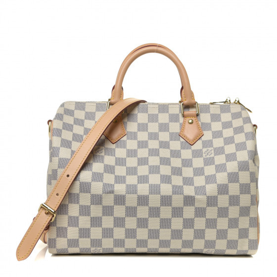 LOUIS VUITTON Damier Azur Speedy Bandouliere 30 | Fashionphile