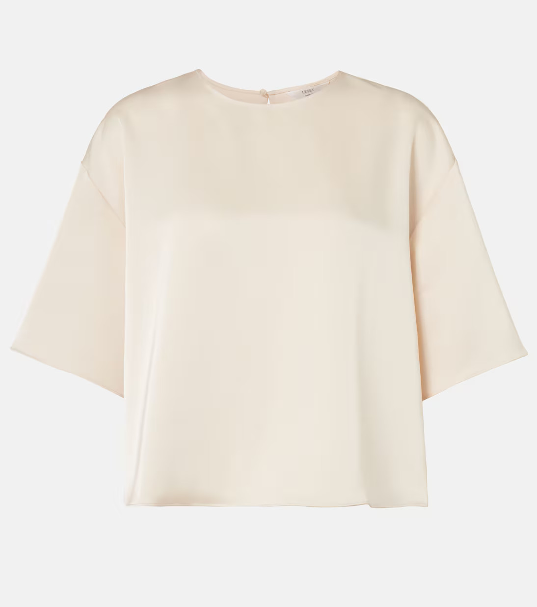 Barb oversized satin t-shirt | Mytheresa (US/CA)