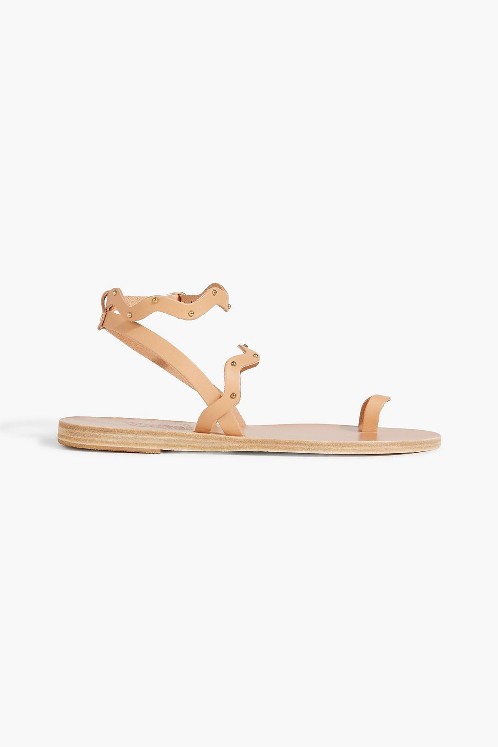 Elounda scalloped leather sandals | The Outnet (US and CA)