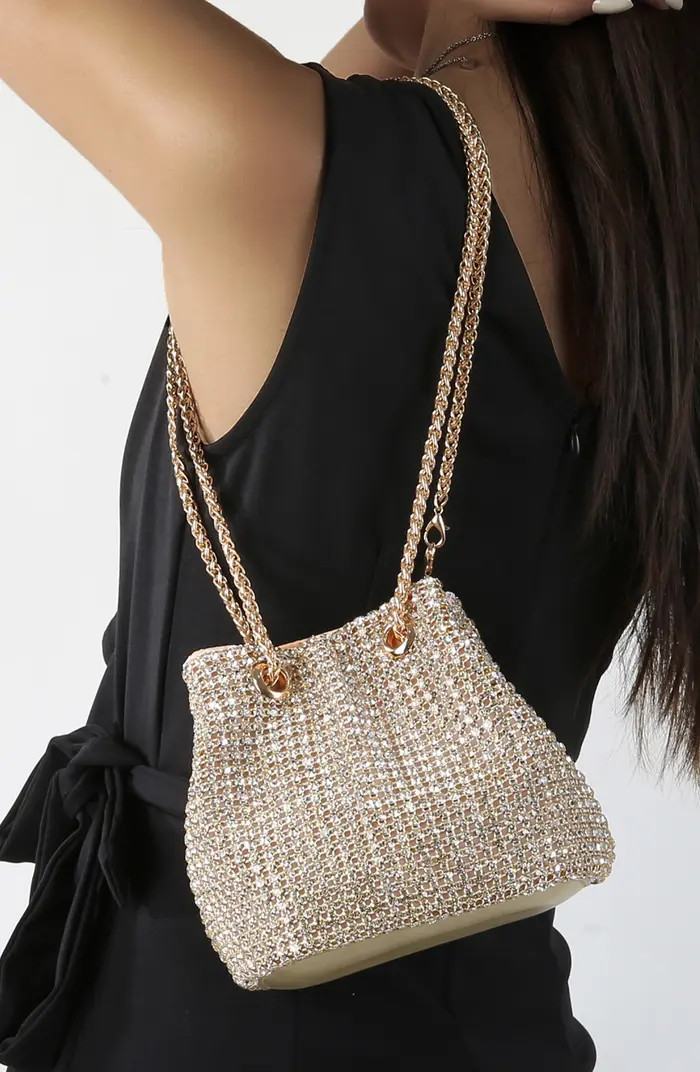BERNESS Rhinestone Bucket Bag | Nordstromrack | Nordstrom Rack