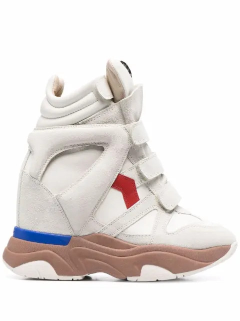 Balskee touch-strap suede sneakers | Farfetch (US)