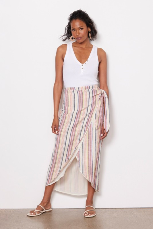 FREE PEOPLE Aubrey Sarong Skirt | EVEREVE | Evereve