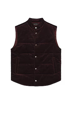 Monfrere Wayne Needle Cord Vest in Plum from Revolve.com | Revolve Clothing (Global)