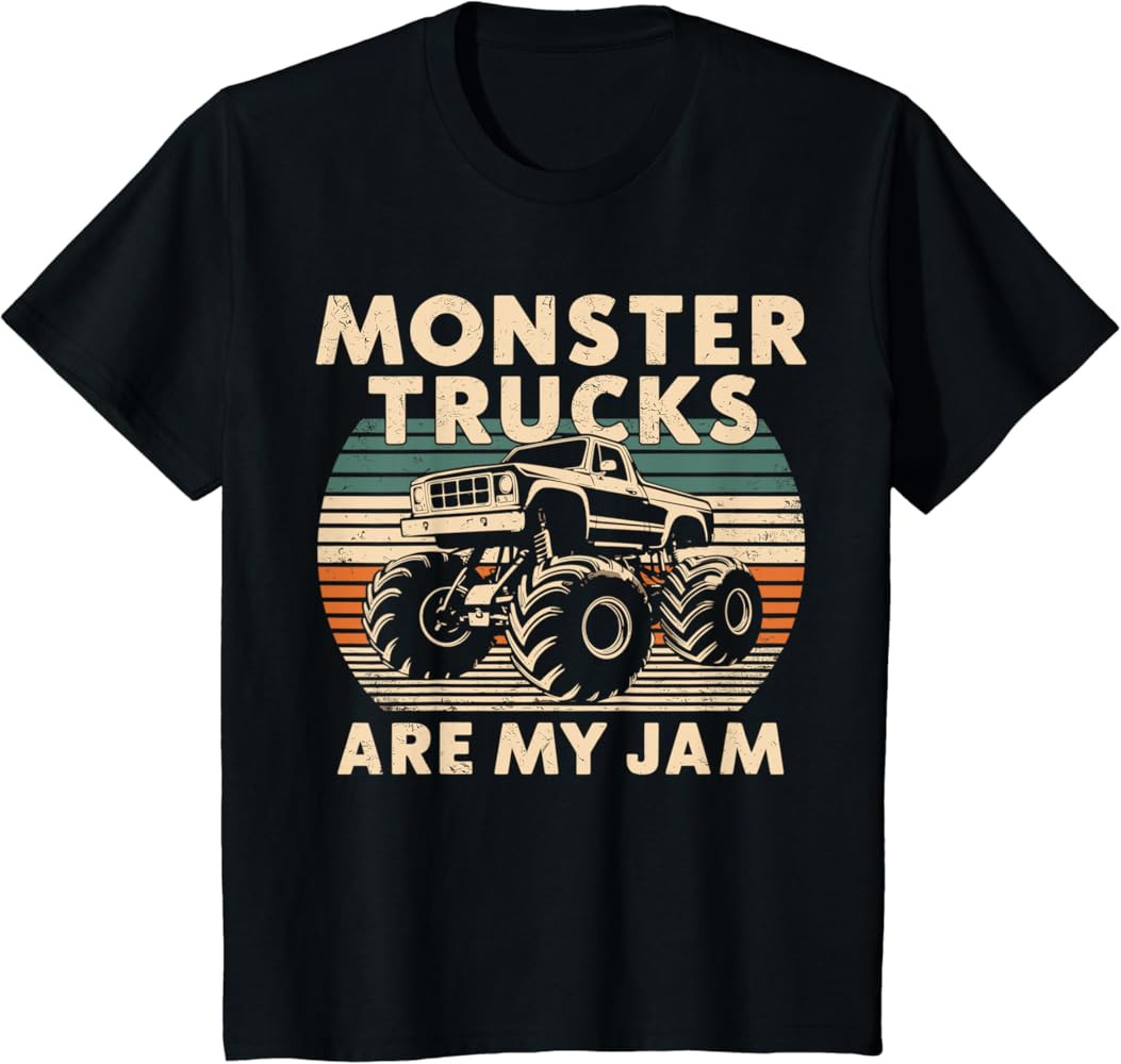 Monster Trucks are my Jam T-Shirt | Amazon (US)