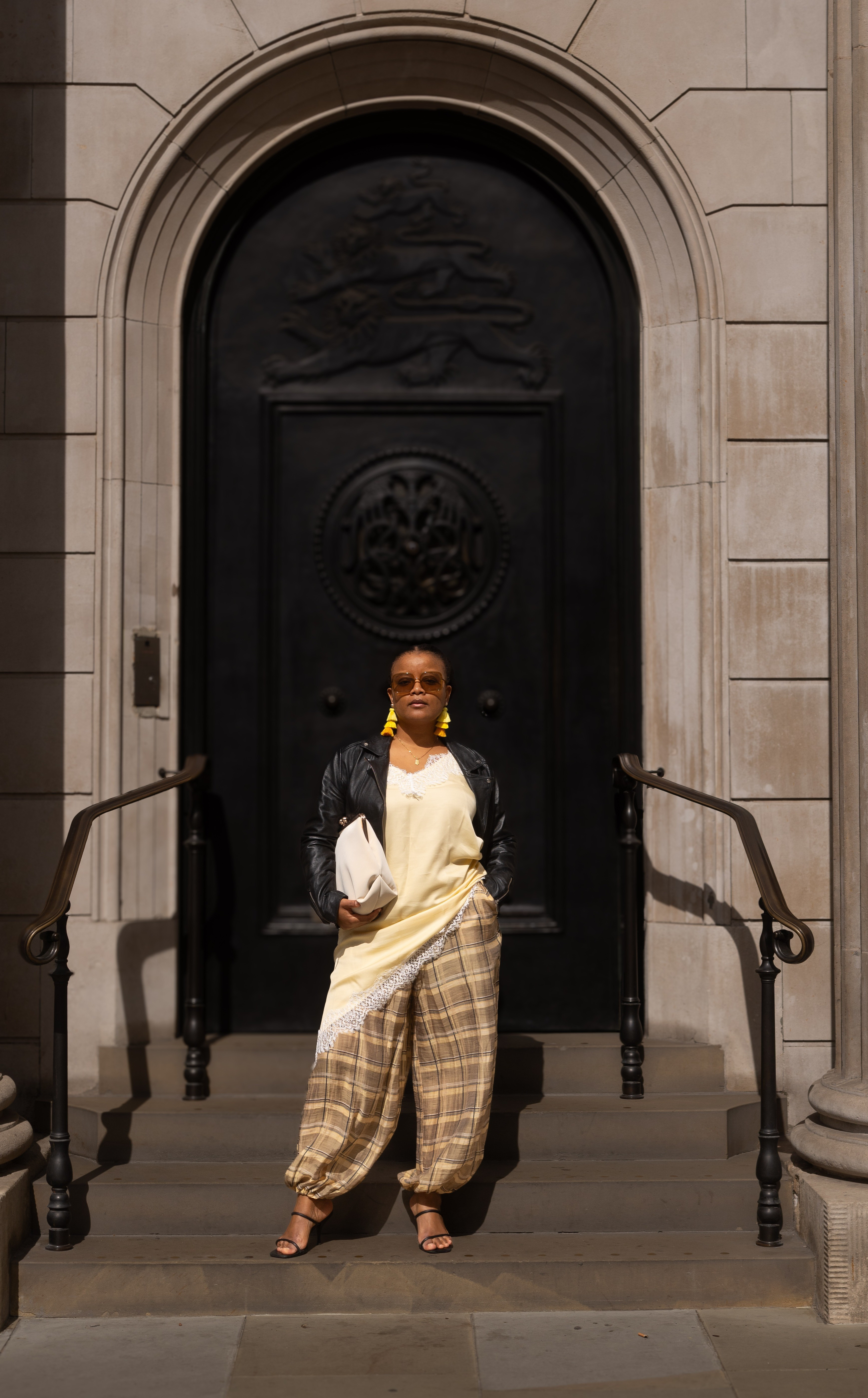 A simple take on asymmetric lace dresses, balloon trousers and butterfly yellow this spring. A touch of timeless with a leather jacket. UK curvy girl, size 14.

#LTKspring #LTKstyletip #LTKuk