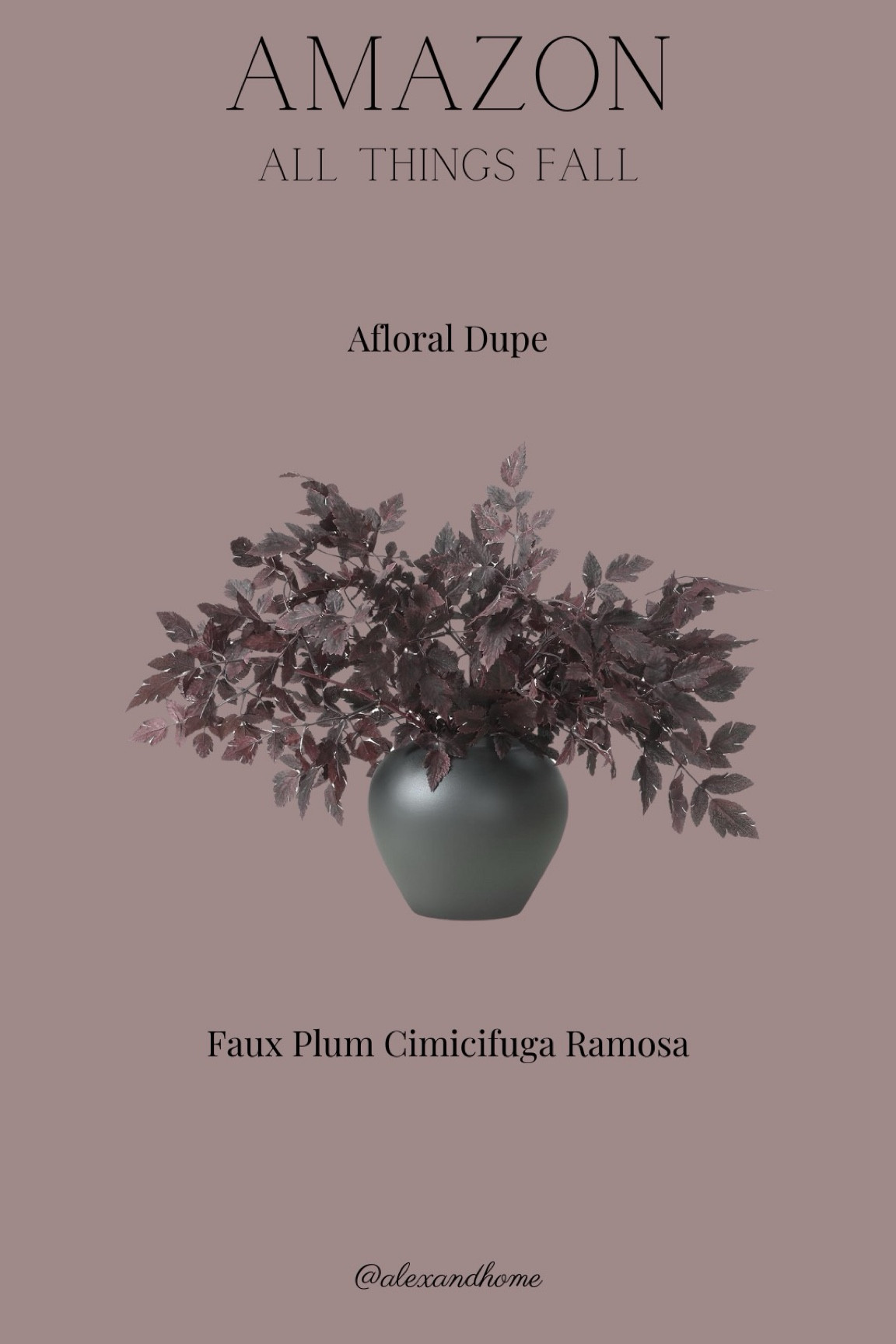 Afloral dupe! Faux Cimicifuga Ramosa stems! 

#LTKHome #LTKSeasonal