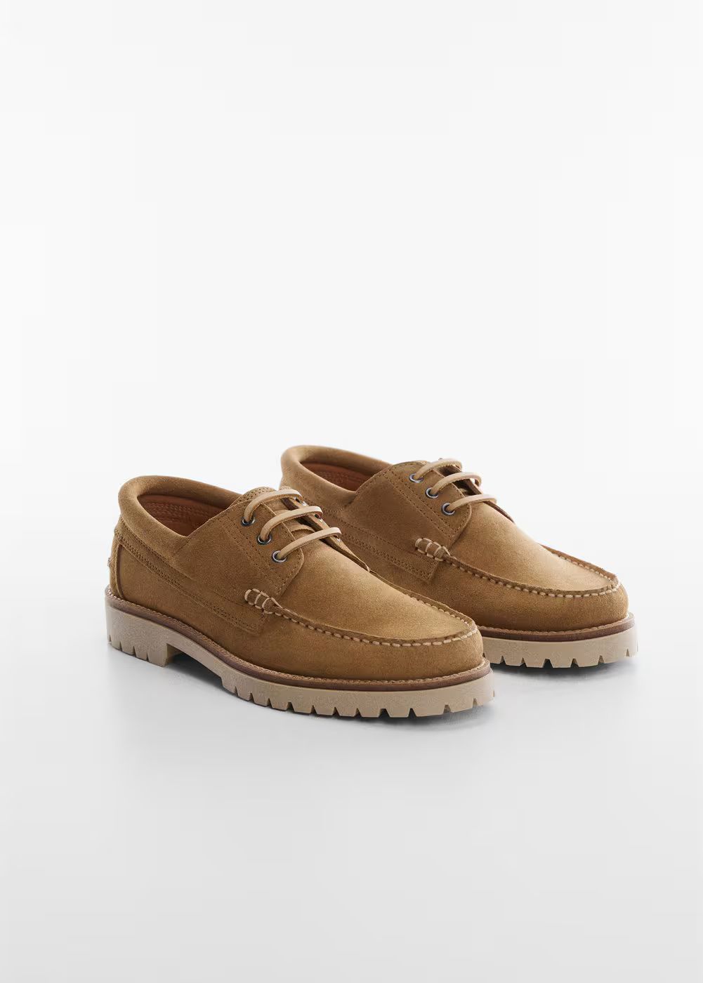 Suede driving shoes -  Men | Mango Man USA | MANGO (US)