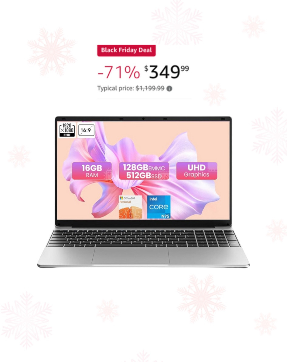 Such a great price of this laptop!! 

Christmas gifts for him, gifts for him, gifts for her, Christmas gift ideas for anyone, top gift ideas, top Black Friday deals, Amazon Black Friday deals, Black Friday deals Amazon, cyber Monday deals, 70% off Black Friday Amazon, laptop, Mac book, apply computer Black Friday, iMac Black Friday, MacBook Pro Black Friday deals, Apple Black Friday deals 

#LTKHoliday #LTKGiftGuide #LTKCyberWeek