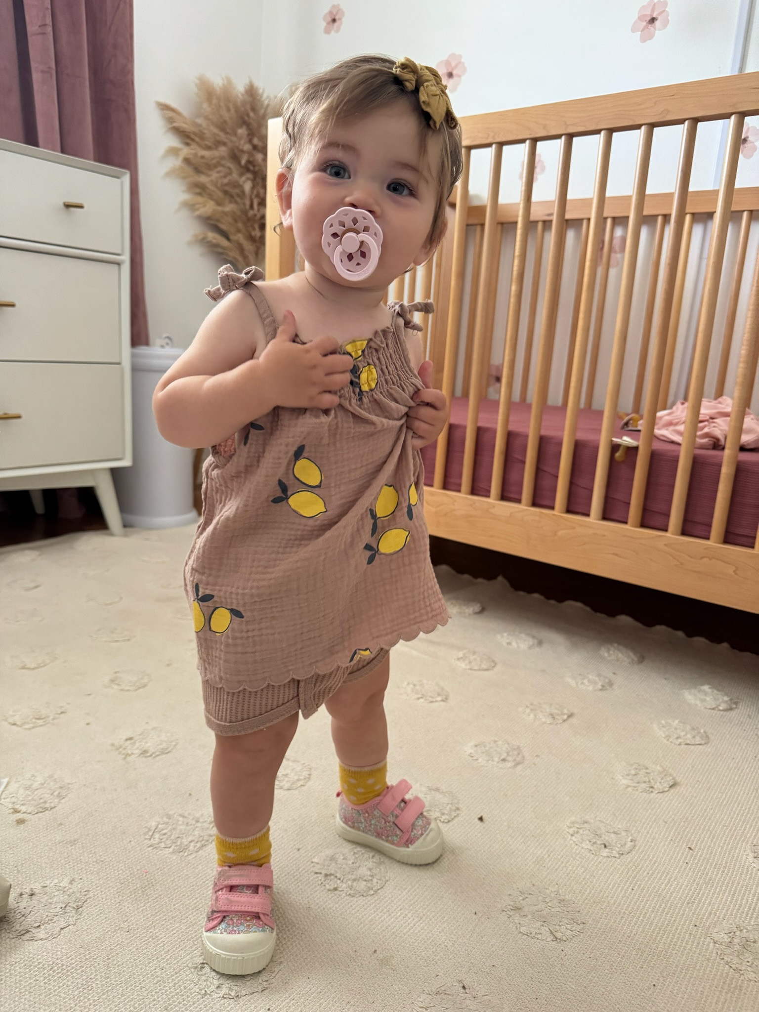 Her lemon outfit is sold out but linked a few similar lightweight sets for summer and her room details!!
 

#LTKSeasonal #LTKBaby #LTKFamily