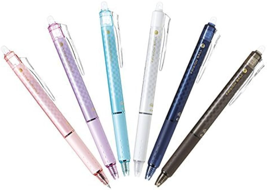 Pilot Frixion Knock Ball Retractable Erasable Gel Ink Pen, Design Series Chequered Pattern, Black... | Amazon (CA)