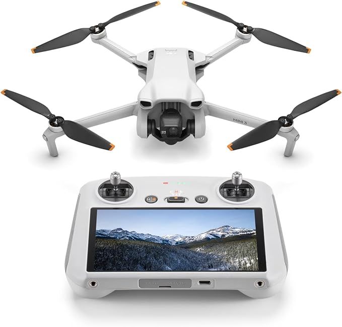 DJI Mini 3 (DJI RC), Lightweight Mini Drone with 4K HDR Video, 38-Min Flight Time, True Vertical ... | Amazon (US)