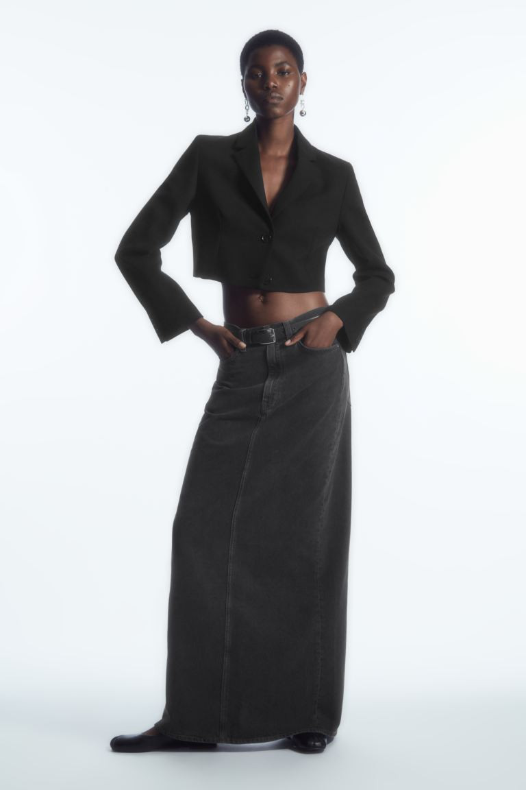 DENIM MAXI SKIRT | H&M (UK, MY, IN, SG, PH, TW, HK)