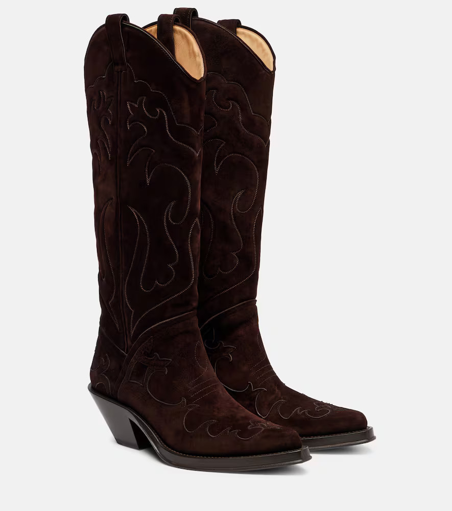 Gabriela Hearst Capitana leather cowboy boots | Mytheresa (US/CA)