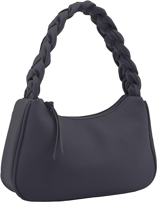 Emperia Braided Top Handle Shoulder Bag For Women, Trendy Designer Small Hobo Tote Handbag | Amazon (US)