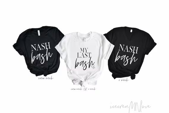Nashville Bachelorette Party Shirts Nash Bash T-shirts | Etsy | Etsy (US)