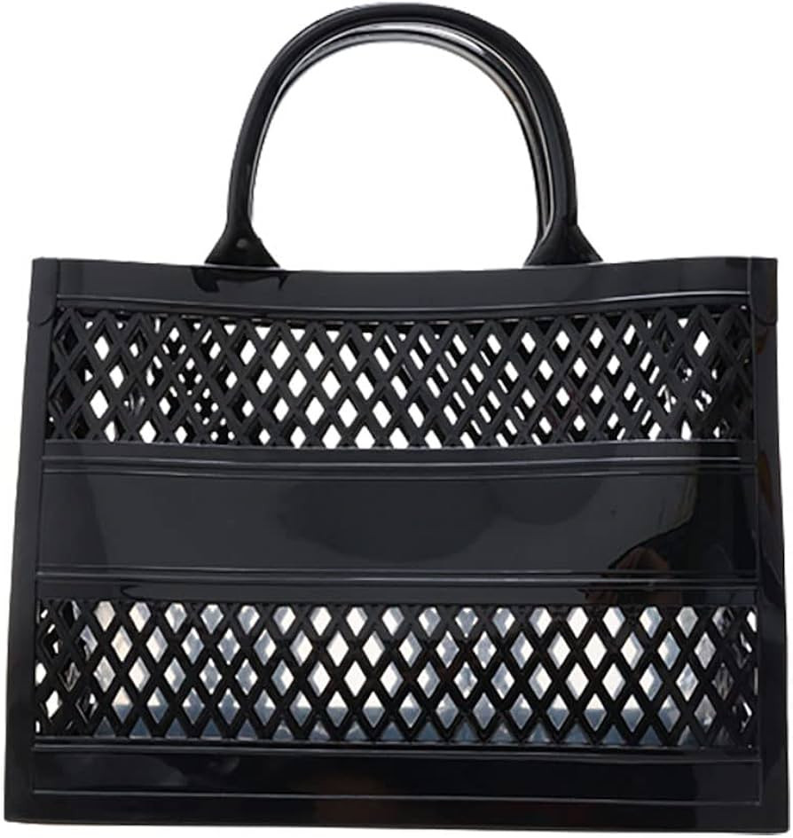 Beach Bag Fashion Large Capacity Jelly Tote Bag for Women Hobo Bags Summer Shoulder Bags Satchels... | Amazon (US)