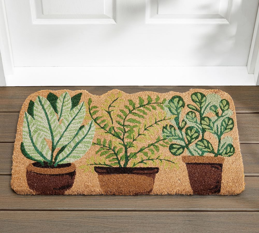 Plant Trio Doormat | Pottery Barn (US)