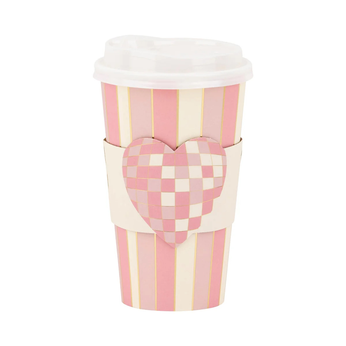 Disco Heart To Go Cups | Ellie and Piper
