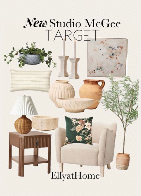 New studio McGee collection at Target! Shop your favorites early! Side chair, table, console table, home decor accessories, artwork, cars, greenery, throw pillows, blankets. Free shipping. 

#LTKfindsunder50 #LTKhome