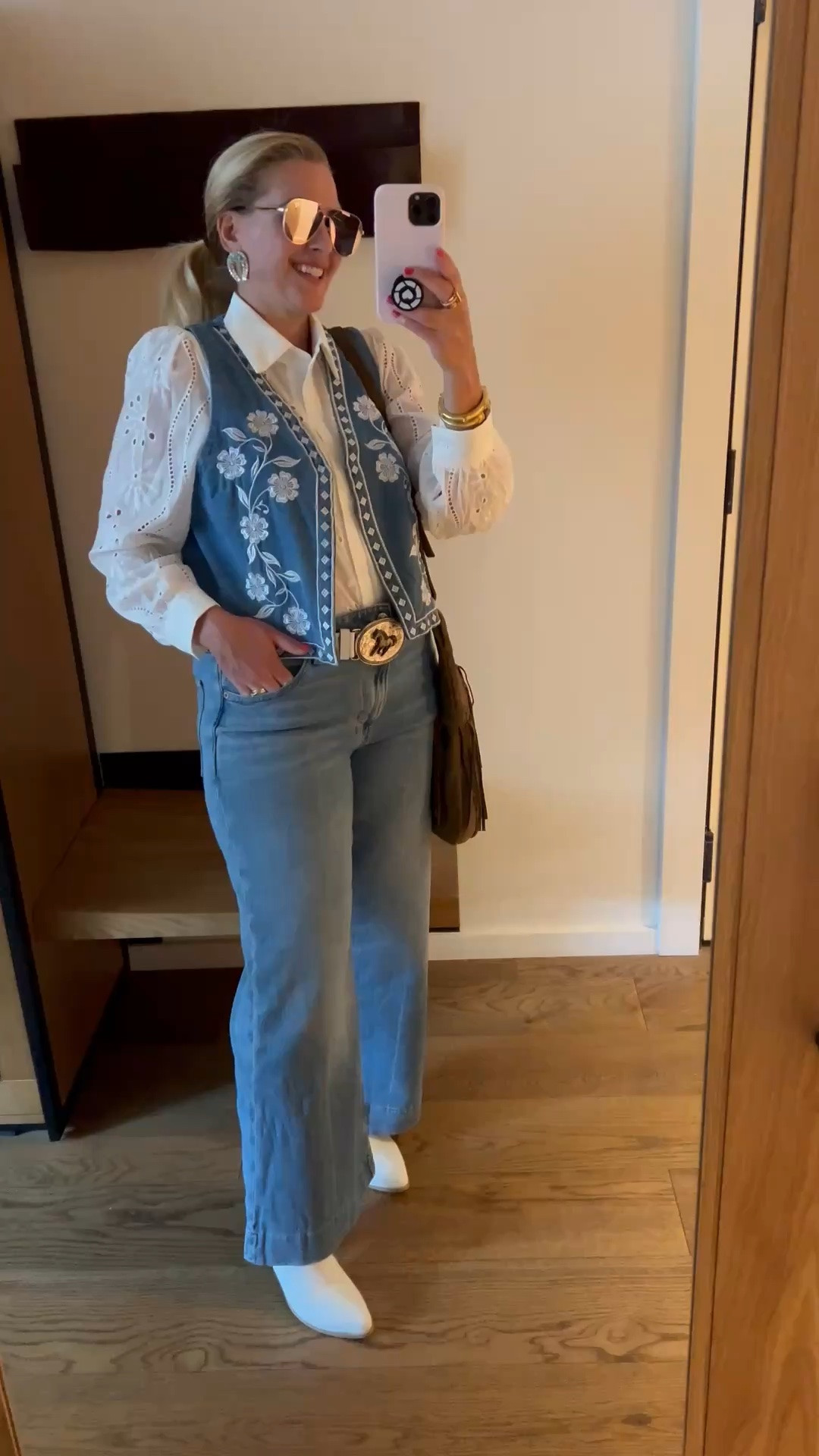 Western Outfits Women I Jackson Hole Outfits for Women I Country Concert Outfit

Taylor swift concert outfit ideas I Wyoming rodeo outfit | rave outfits festivals | rodeo outfits for women | Jackson Hole rodeo outfits for women | rodeo outfit | Jackson Hole outfits spring | Wyoming rodeo outfits | all denim outfit | denim on denim outfit | denim on denim | country concert outfit | country concert outfit ideas | country concert outfits | country concert outfit ideas winter | rodeo outfit | rodeo outfit ideas | western glam outfit | rodeo outfits for women | rodeo outfits winter | cowgirl outfit | rodeo outfits | western outfits | western outfits women | country glam outfit | Jackson Hole outfit | Jackson Hole outfits | rodeo outfits for women | Jackson Hole outfits for women | country concert outfit | country concert outfits

Wearing a large vest and blouse. Wearing a size 12 jeans.

#LTKSeasonal #LTKOver40 #LTKSaleAlert #LTKTravel #LTKgrwm #LTKootd #LTKMidsize #LTKvlog #LTKU #LTKWorkwear