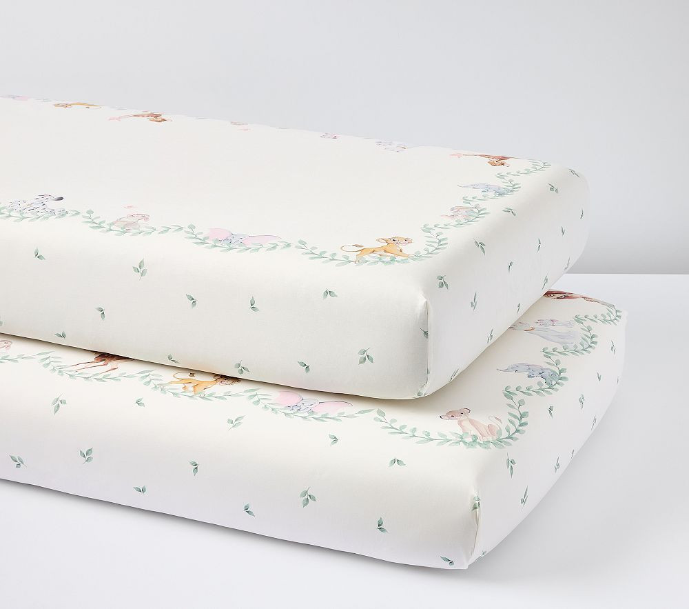 Disney Baby Picture Perfect Organic Crib Fitted Sheet | Pottery Barn Kids