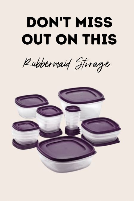 Rubbermaid Deal! 

#LTKCyberweek #LTKfamily #LTKunder100