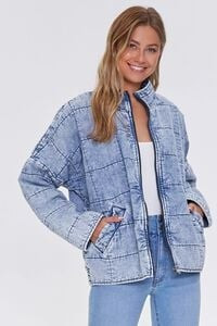 Acid Wash Quilted Denim Jacket | Forever 21 | Forever 21 (US)