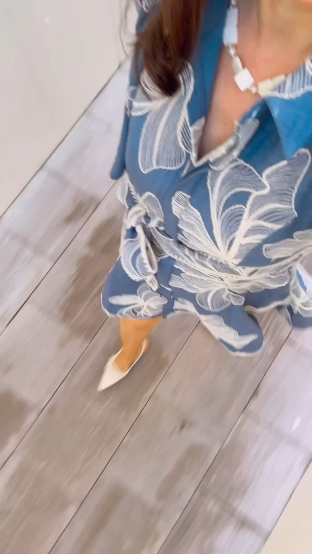 xs in the dress, fits true to size, so light and airy, with pockets and adjustable belt, absolutely perfect