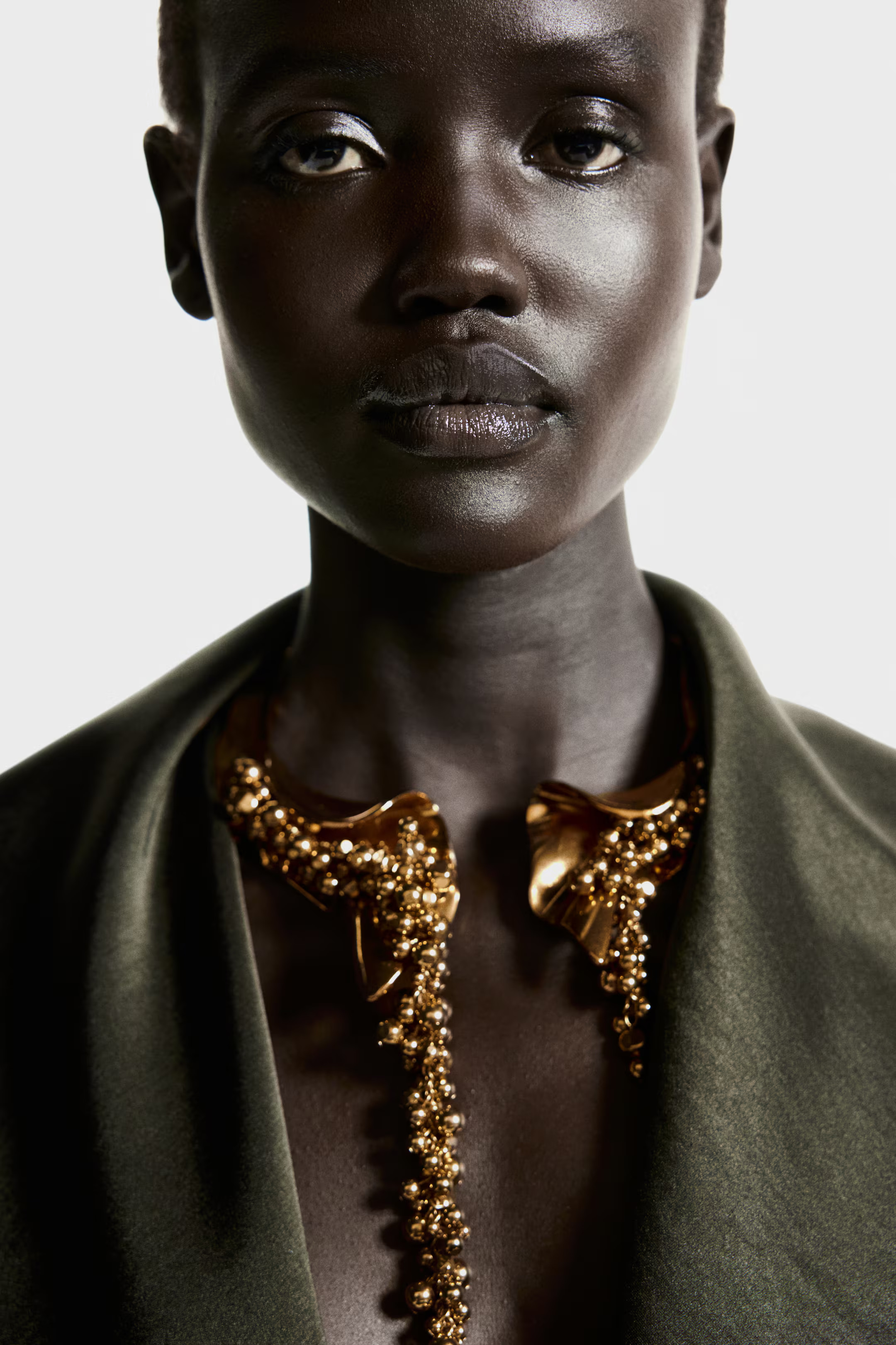 Hinged Bead-Detail Necklace | H&M (US + CA)
