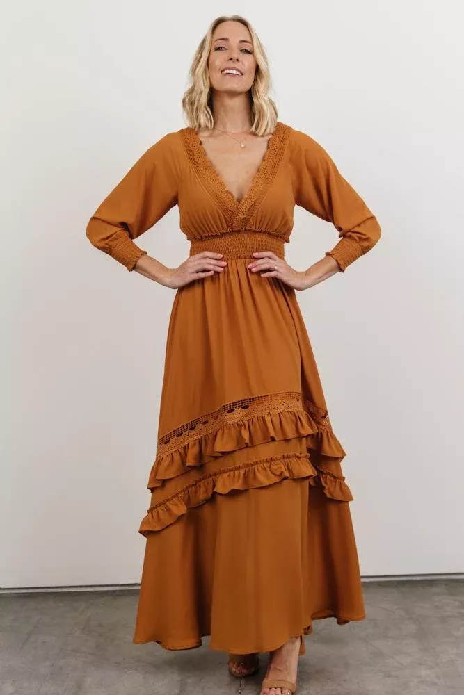 Pippa Ruffle Maxi Dress curated on LTK