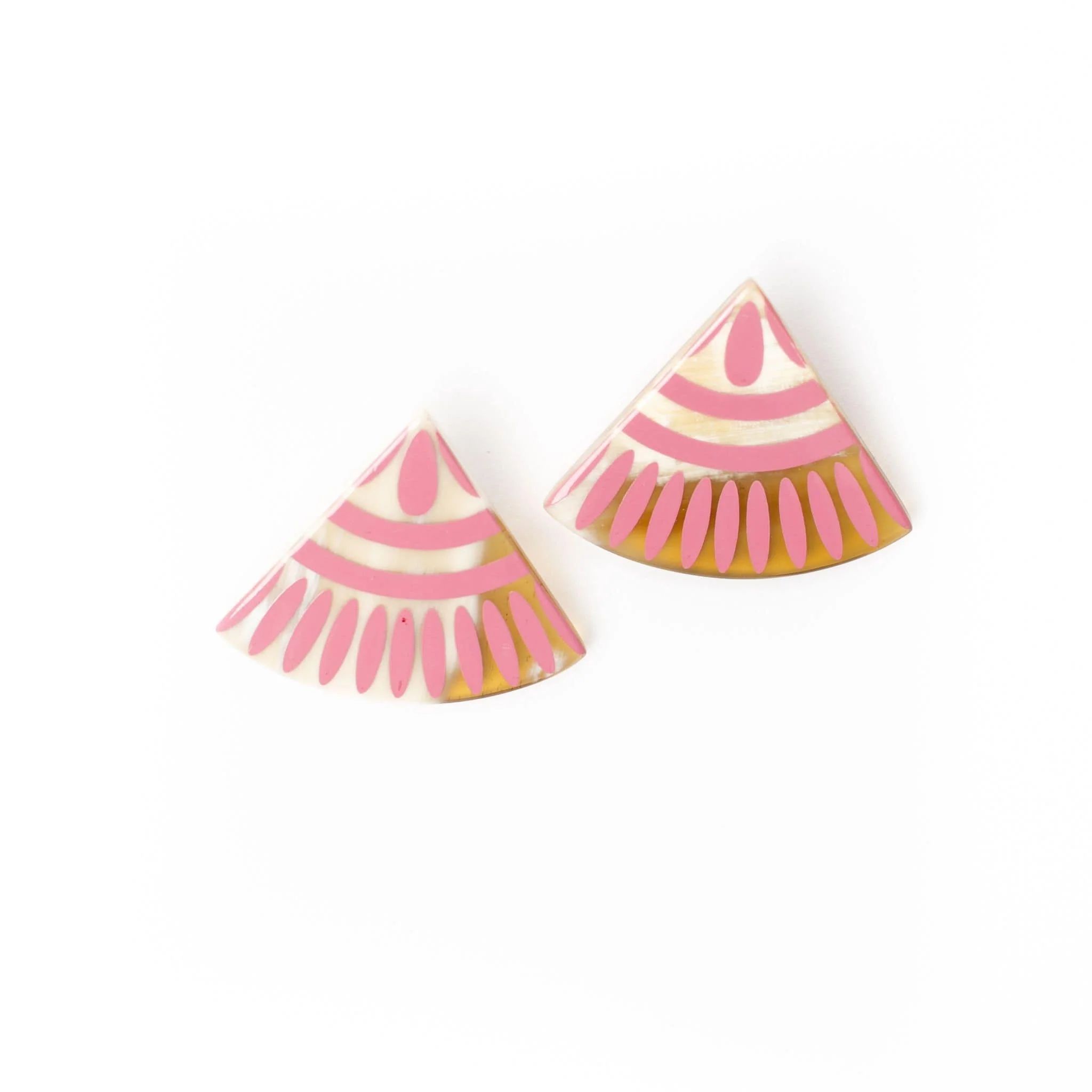 Blush Tile Earrings | Sunshine Tienda