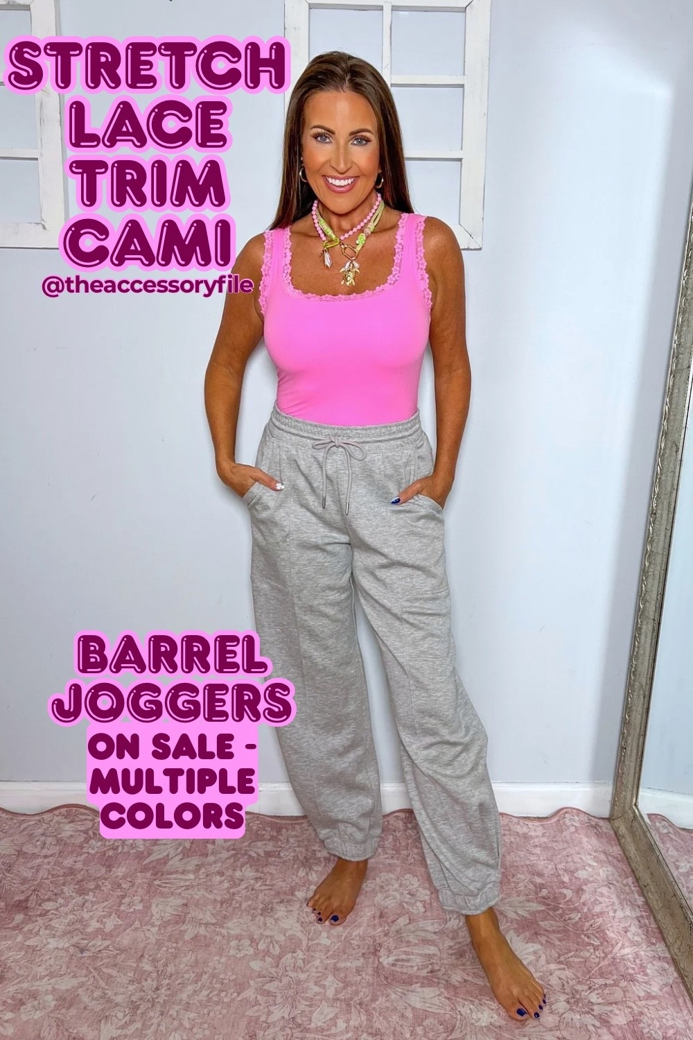 Top runs small, but has stretch. I’m in a medium. Pants are XS. 


#walmartgfashion #walmartfinds #walmartstyle #summeroutfits #summerfashion #casualoutfits #casualstyle #barrelpants

#LTKootd #LTKSeasonal