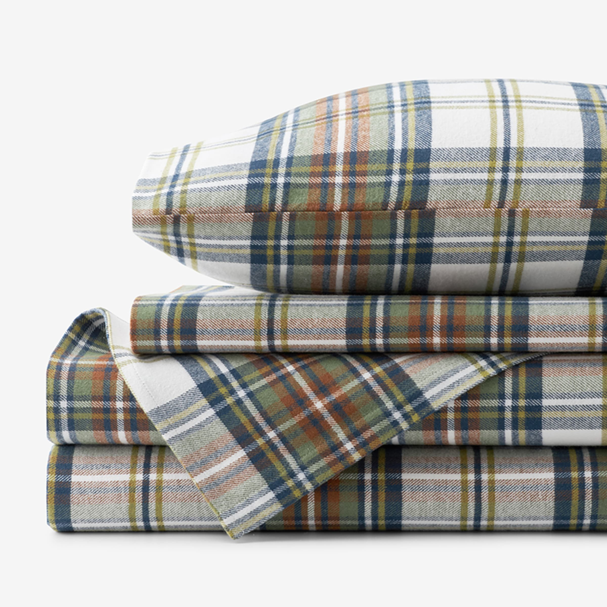 Legends Hotel™ Charles Plaid Velvet Flannel Sheet Set | The Company Store
