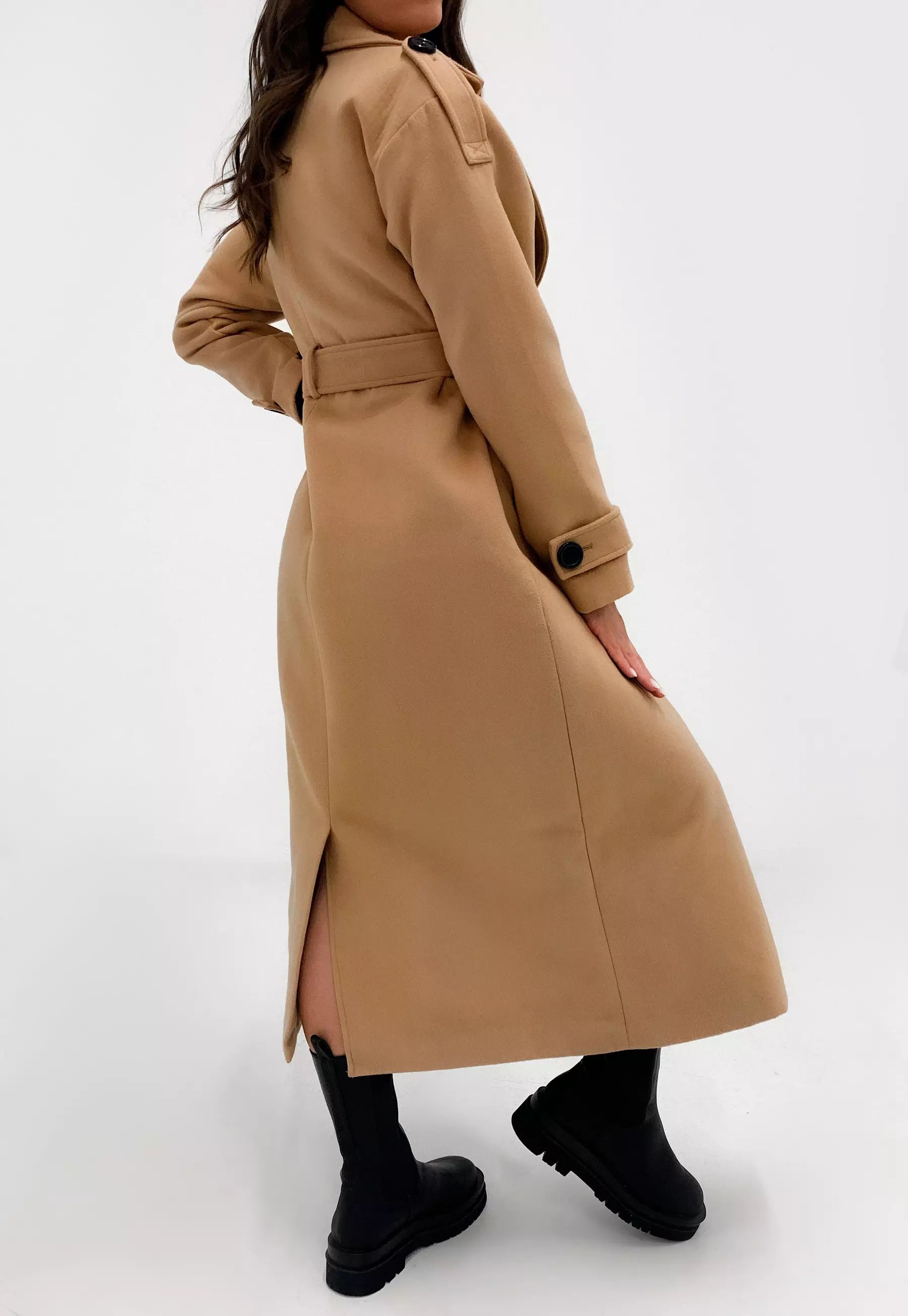 Camel Formal Trench Coat | Missguided (US & CA)