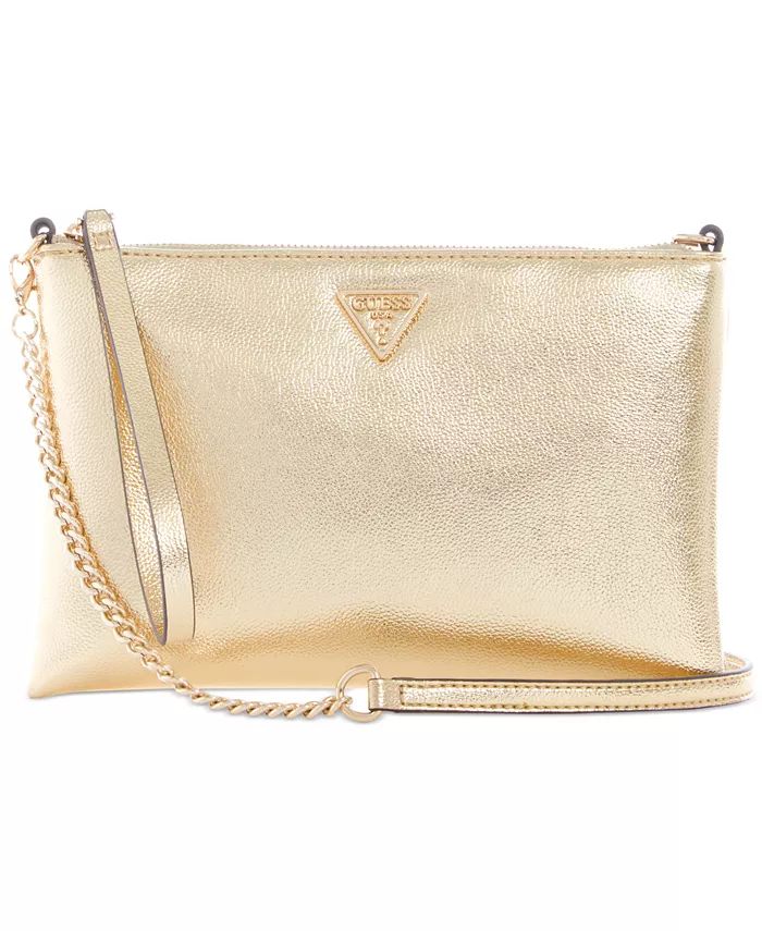 GUESS Moonlight Metallic Small Crossbody Clutch  & Reviews - Handbags & Accessories - Macy's | Macys (US)