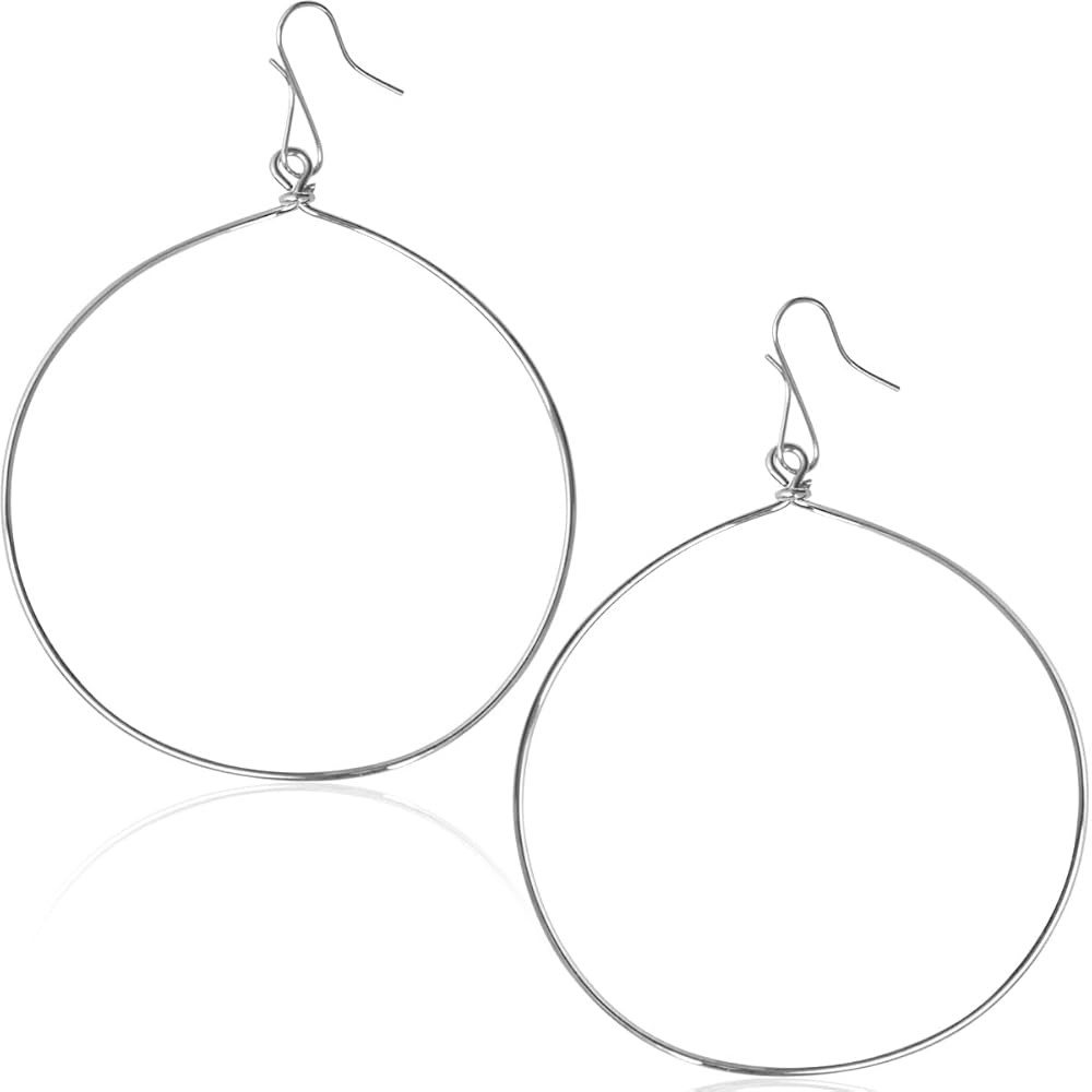 Humble Chic 18K Gold, Rose or 925 Sterling Silver Plated Dangle Earrings for Women - Minimalist R... | Amazon (US)